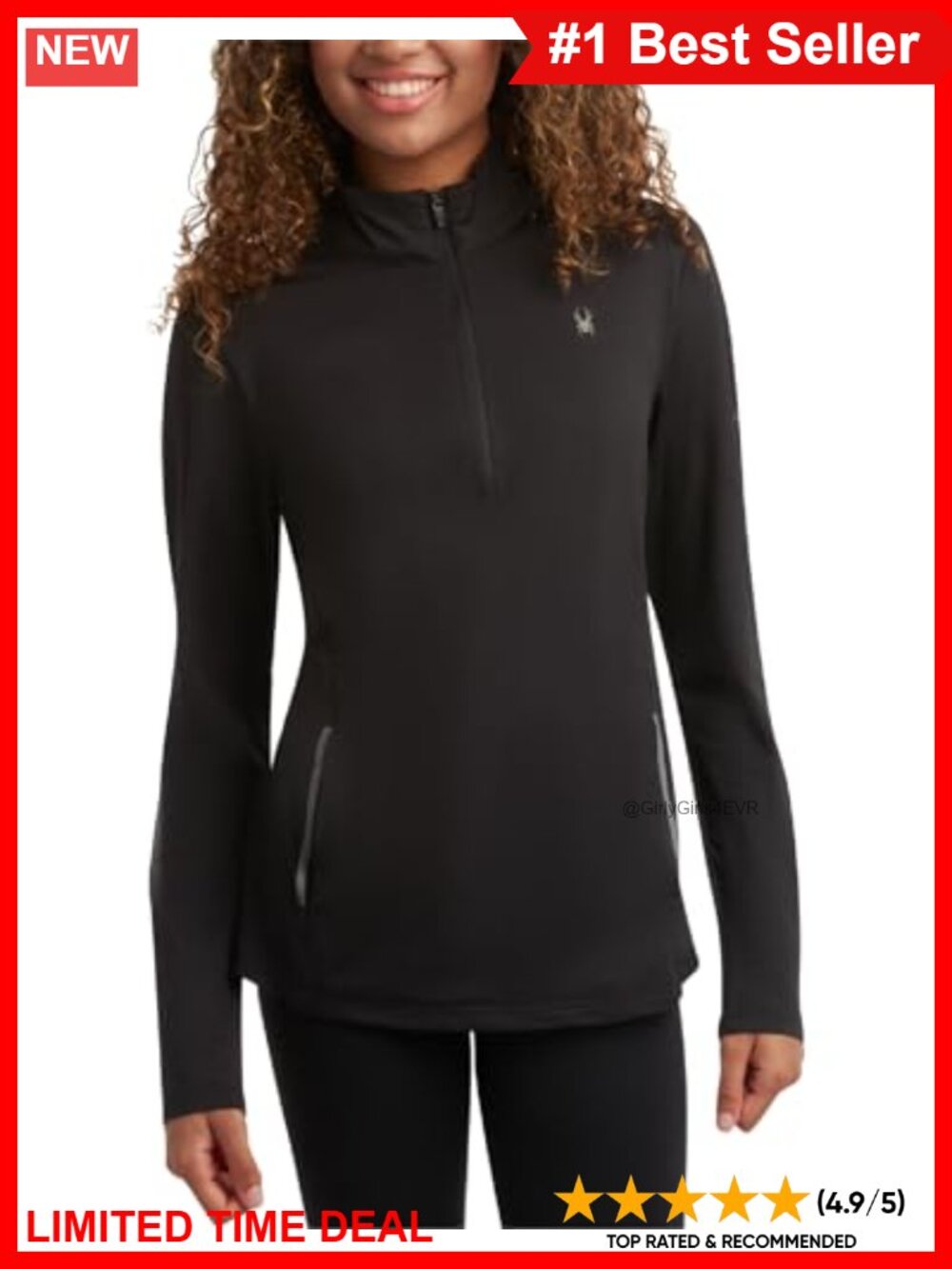 Quarter Zip Pullover Brushed Fleece Mock Neck Sweatshirt